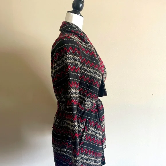 Fall Sweater Wrap Jacket - Picture 3 of 5